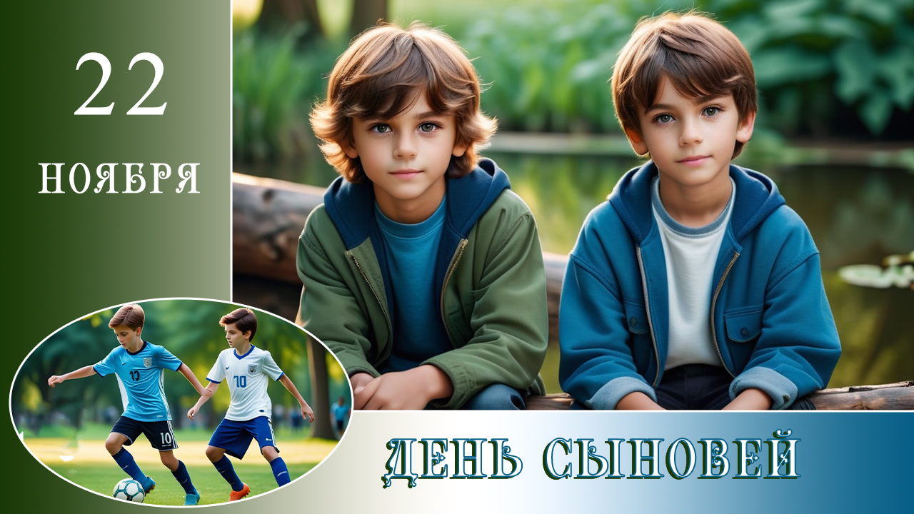 22 ноября День сыновей С Днём СЫНОВЕЙ Красивое музыкальное видео поздравление смотреть онлайн