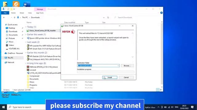 how to Xerox WorkCentre 6015/6000/6010 B printar scanner driver Install & setup without cd 2022. смотреть онлайн