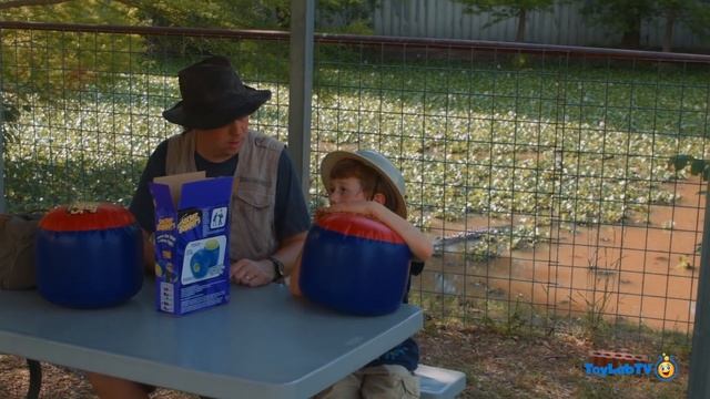 Giant Alligators at Kids Wildlife Park with Toy Hunt for Surprise Crocodile Toys from ToyLabTV смотреть онлайн
