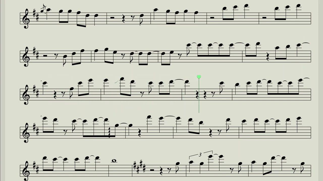 Piu Che Puoi - Saxophone Tenor Sheet Music - Club House Version (Backing Track Incl.)