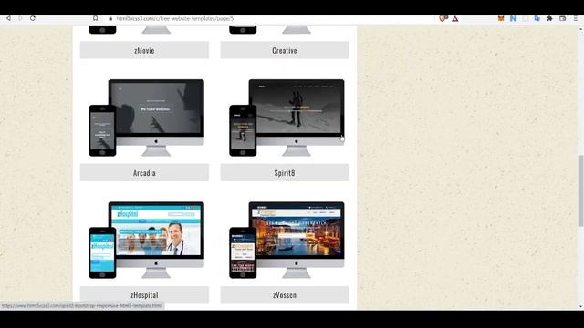 Best 5 websites where you can download free html, CSS, bootstrap websites templates смотреть онлайн
