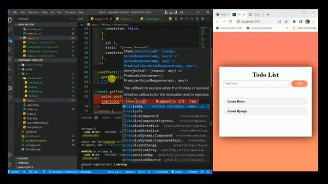 Mastering ReactJS: Build a Swipeable Todo List - Using Hooks and Styled Components смотреть онлайн