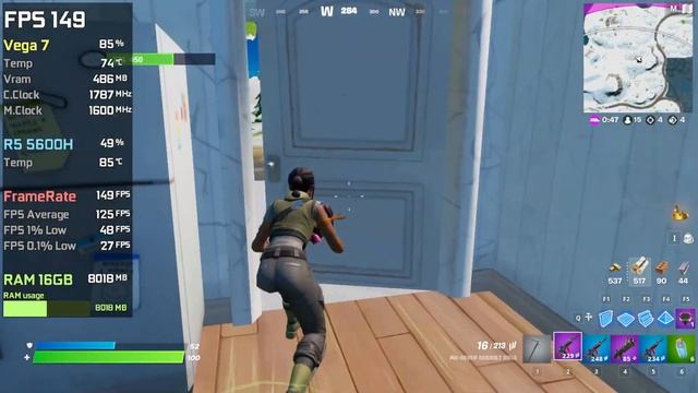 Vega 7 | Fortnite - Performance Mode - 4K, 1440p, 1080p, 900p, 720p смотреть онлайн