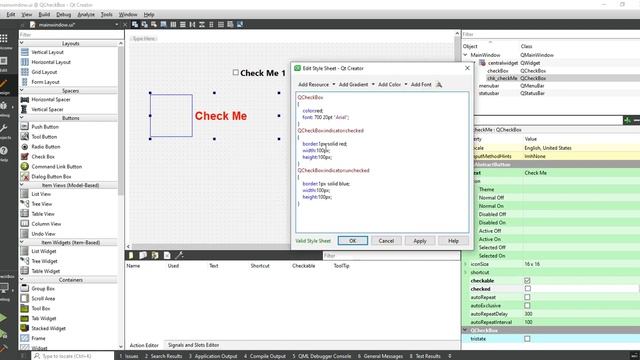 Qt QCheckBox | Design Using Qt Stylesheet | QSS | Qt C++ | Qt Creator | Qt Tutorial смотреть онлайн