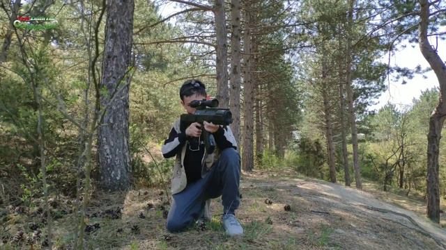 Лазертаг игра над Бахчисараем в лесу! Лазертаг Клуб Commando! смотреть онлайн