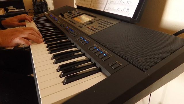 Hergest Ridge part 1 excerpt by Yamaha PSR A-5000 смотреть онлайн