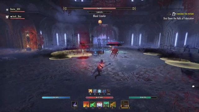 The Elder Scrolls Online: Blackwood 2 players Castle thorn HM freeze run смотреть онлайн