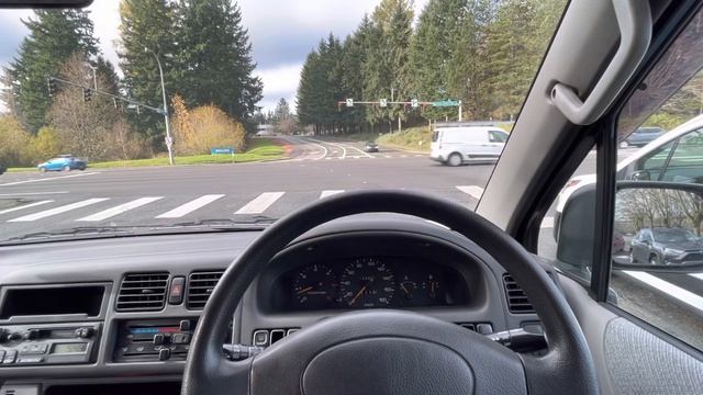 1995 Mazda Bongo Friendee 4WD turbo diesel WLT MT5 test drive смотреть онлайн