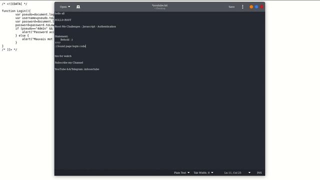 Root-me: Javascript Authentication(write up) смотреть онлайн