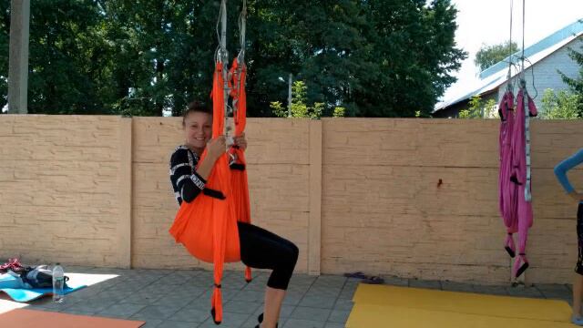 Флай-йога в Циркунах!!! В самом разгаре:)))Приходи,у тебя все получится:))) смотреть онлайн