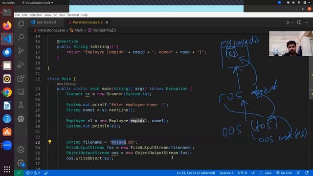 Java Professional Day 7 - OOPS CONCEPTS | Persistence | Saving Object In File смотреть онлайн