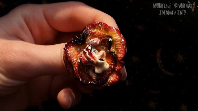 Handmade. Миниатюра из полимерной глины - крылатая лягушка смотреть онлайн