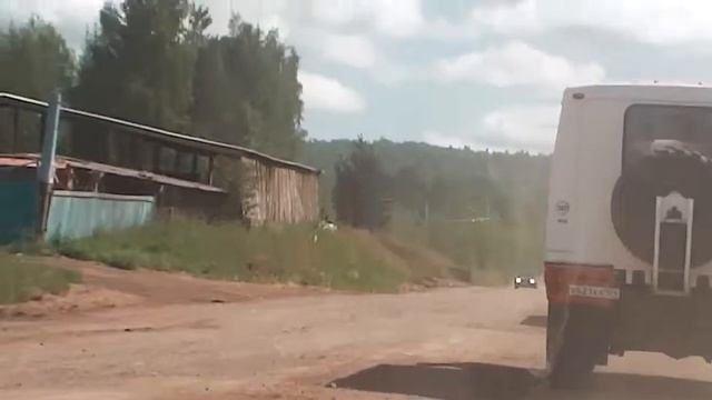 Красноярский край. Плохой участок дороги. смотреть онлайн