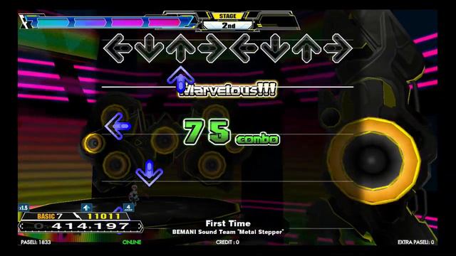 First Time / BEMANI Sound Team "Metal Stepper" [DOUBLE BASIC (BDP)] : DDR A смотреть онлайн