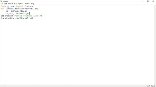 Python Program to download Youtube Video Using Video Link смотреть онлайн