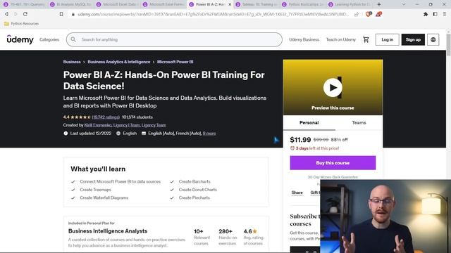 DIY Data Analyst Curriculum using Udemy (Under $75) смотреть онлайн