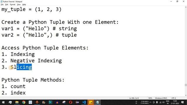 Python Tutorial #29 - Tuple in Python Programming смотреть онлайн