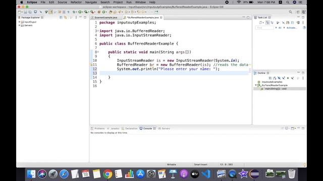 Buffered Reader in Java смотреть онлайн
