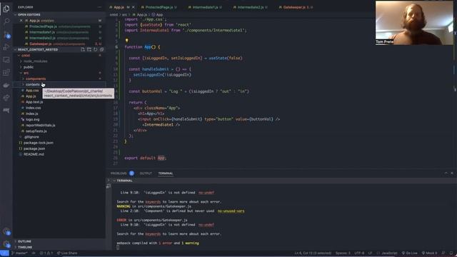 W19D4: React Context API смотреть онлайн