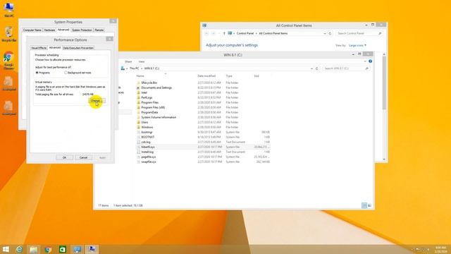 17. How to Delete Pagefile.sys File in windows 7,8.1,10 - How to set Pagefile ? смотреть онлайн