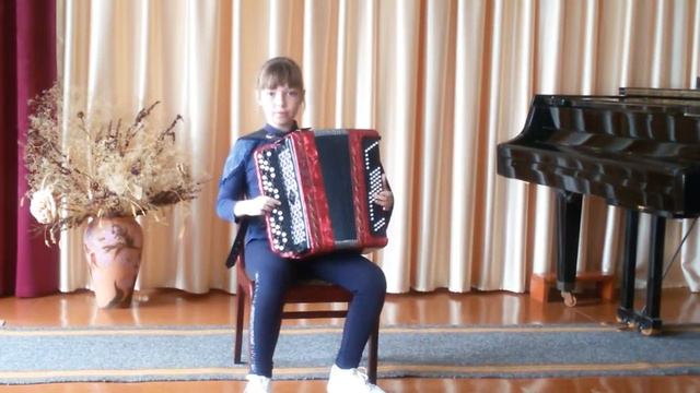 ГУО "Остринская ДШИ" Фиринович Илона 1 класс баян. смотреть онлайн