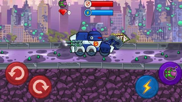 Специальные Машины vs Инопланетный Босс в Car Eats Car 3 смотреть онлайн