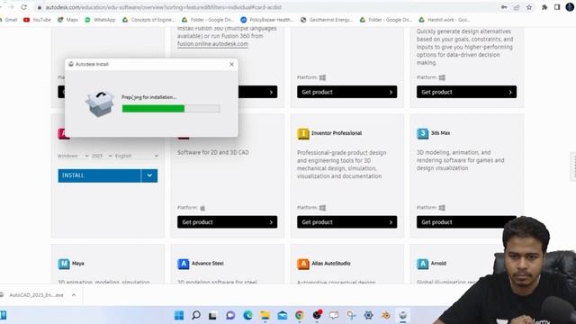 Installation Of AutoCAD | How to Install autocad | AutoCAD 2023 | Study Material | смотреть онлайн