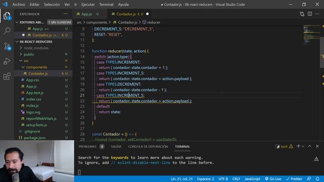 Curso React: 85. Reducers Hook useReducer - jonmircha смотреть онлайн