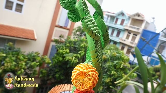 3D Origami Cactus, Nopal Cactus | Paper Cactus Home Decoration смотреть онлайн