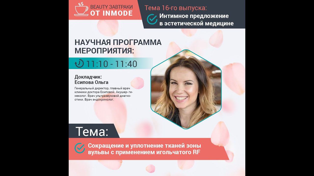 Сокращение и уплотнение тканей зоны вульвы с применением игольчатого RF смотреть онлайн