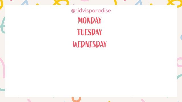 Days Of The Week | The Seven Days of the Week | Weekdays - Weekends смотреть онлайн