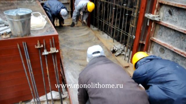 Строительство монолитного цокольного этажа загородного дома смотреть онлайн