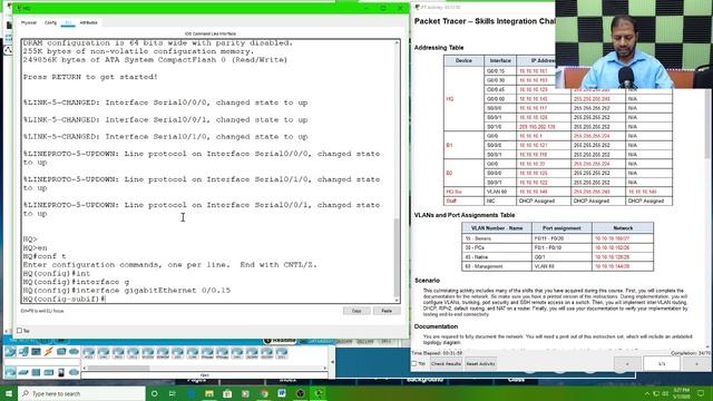 Lab 10.4.1.1 Packet Tracer - Skills Integration Challenge - Professor Munshi Shams (CCNA 2) смотреть онлайн