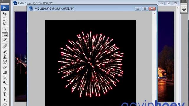 Add fireworks to your photos - Photoshop Week 25 смотреть онлайн