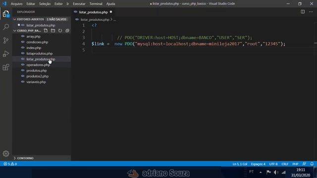 Curso PHP Básico - PDO Conexão com Banco de Dados 1 смотреть онлайн