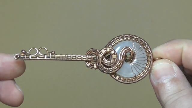 Кулон Ключ из проволоки. Украшения в технике Wire wrap из проволоки своими руками. смотреть онлайн