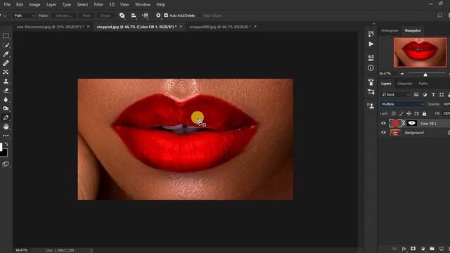 How To CREATE REALISTIC LIPSTICK In Photoshop смотреть онлайн