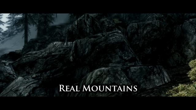Rocks and Mountain texture mods - Skyrim Comparison 2013 смотреть онлайн