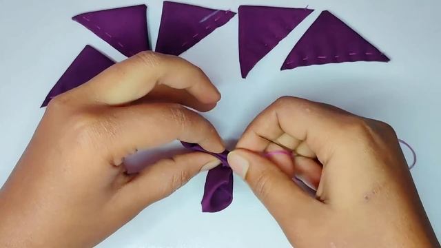 DIY: Easy Tricks Fabric Flowers Making | New Design Cloth Flower Making смотреть онлайн