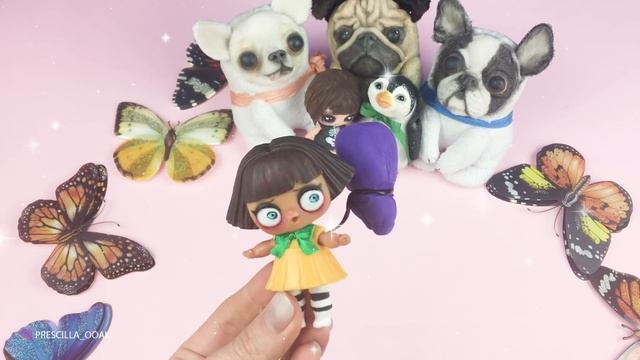 Fran Bow из ЛОЛ - ООАК Кастом куклы ЛОЛ Сюрприз из хоррор игры Френ Боу | DIY смотреть онлайн