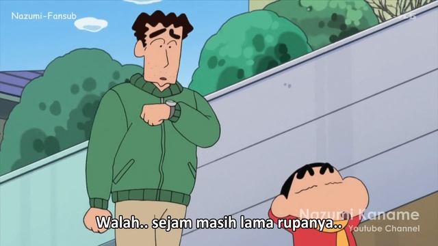 Shin-Crayon Shinchan Sub Indonesia - 「Bermain Diluar Walau Dingin」 смотреть онлайн