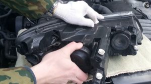 Замена лампочек в фарах Шкода Октавия А5 / Как снять фару Октавия А5 / Фара Шкода Октавия