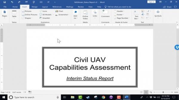Creating a Table of Contents in Microsoft Word