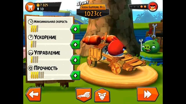 Angry birds Go Stunt! Серия 50! Безумные фрукты - Разочарование! Прохождение Игры Энгри бердз ГОУ! смотреть онлайн