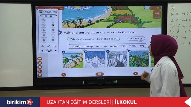 Uzaktan Eğitim | Online Eğitim | Online Ders | 3. Sınıf | İngilizce | Weather Report 2