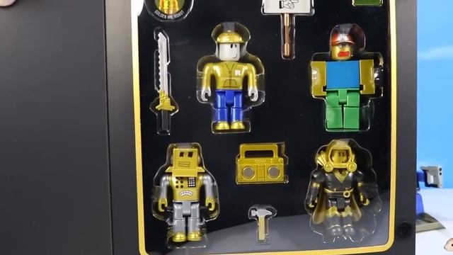 ROBLOX Series 10 Mystery Boxes and Icons Gold Collectors Set смотреть онлайн