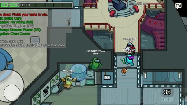 among us skeld map play смотреть онлайн