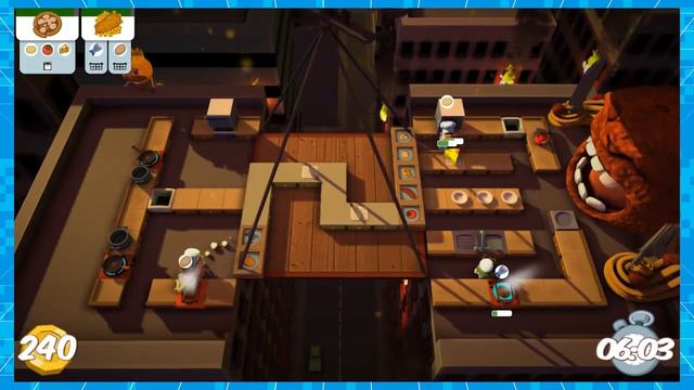 Overcooked! - Meatball Godzilla Monster! - FINALE! - 3 Players смотреть онлайн