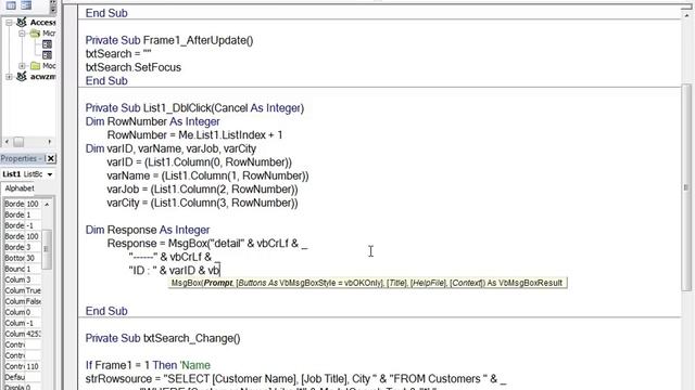 Microsoft Access 2013 VBA Programming : Open Form To Selected Record From List Box смотреть онлайн