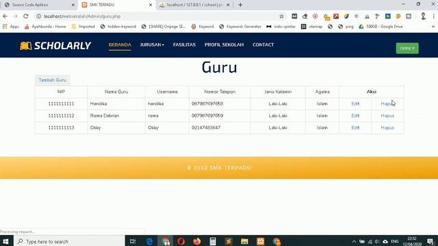 Website Sekolah Siap Pakai Berbasis Php - Free Source Code смотреть онлайн